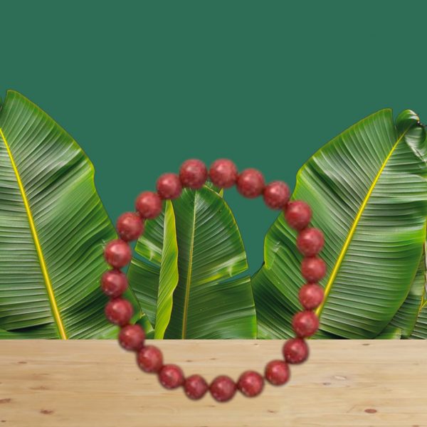 Bracelet jaspe rouge