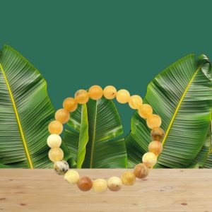 Bracelet opale jaune