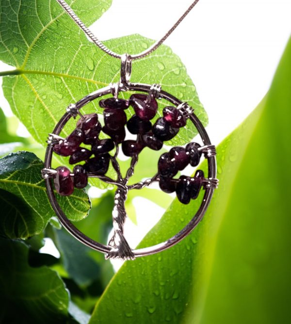 Arbre de vie en grenat grand model