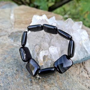 Bracelet obsidienne arc en ciel