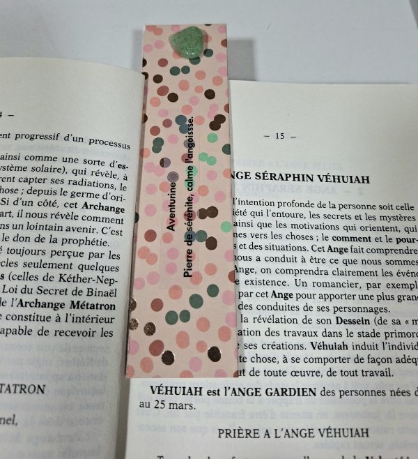 Marque page aventurine