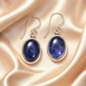 Boucle d'oreille en sodalite Argent 925