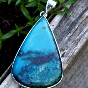 Chrysocolle malachite Argent 925