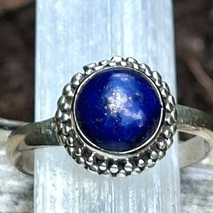 Bague lapis lazuli et argent