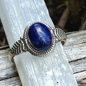 Bague lapis lazuli et argent