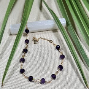 Bracelet en améthyste