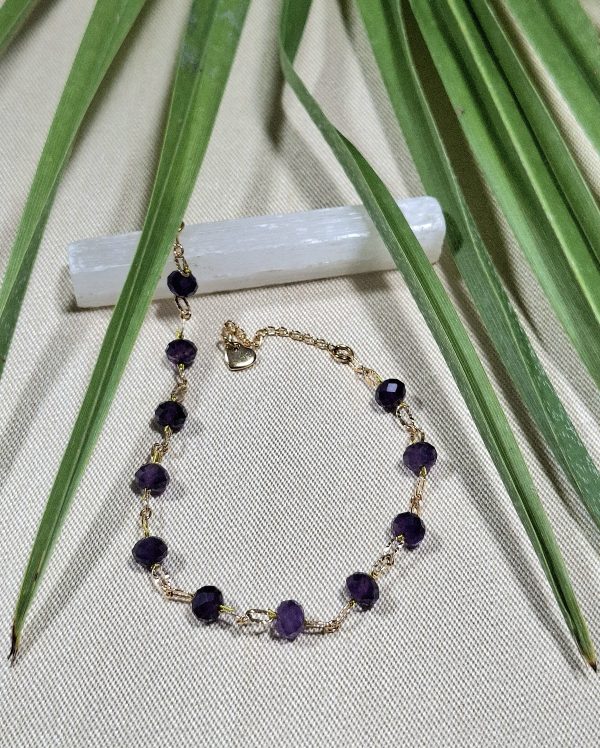 Bracelet en améthyste