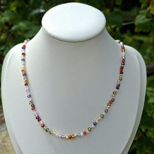 Collier multi pierres de 2mm
