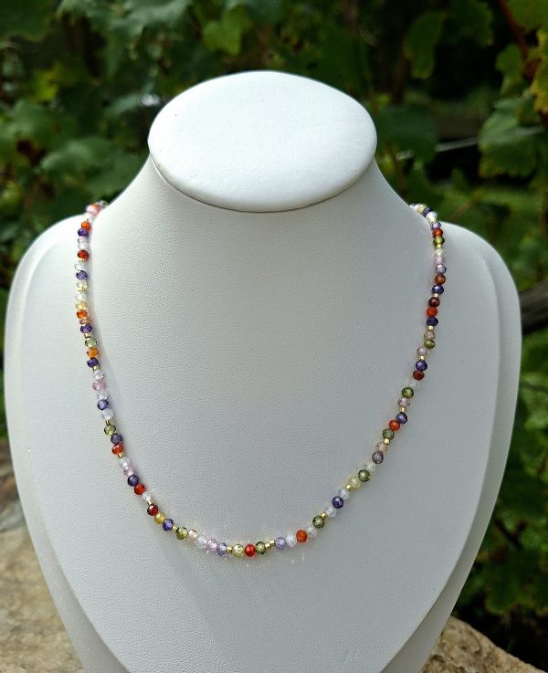Collier multi pierres de 2mm