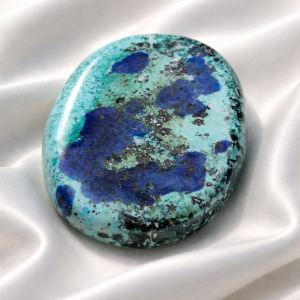 Cabochon azurite chrysocolle ref: AM6