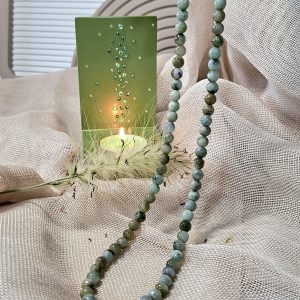 Collier jade vert