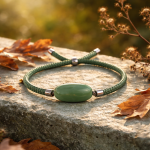 Bracelet agate verte