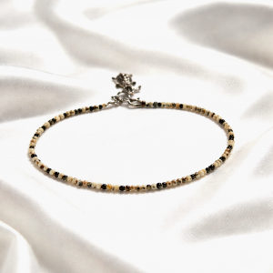 Bracelet jaspe dalmatien