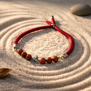 Bracelet jaspe rouge