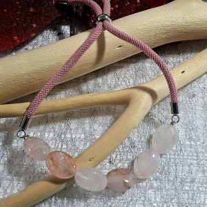 Bracelet quartz fraise