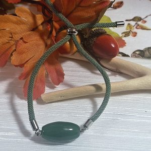 Bracelet agate verte
