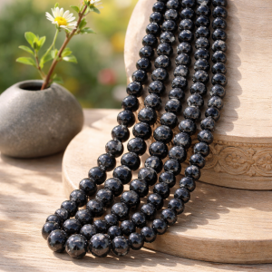 Fil de perles gabbro