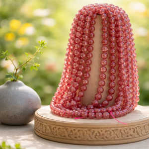 Fil de perle quartz cerise