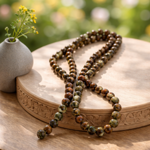 Fil de perles unakite
