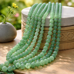 Fil de perles aventurine verte