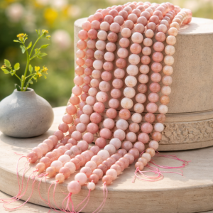 Fil opale rose du Pérou