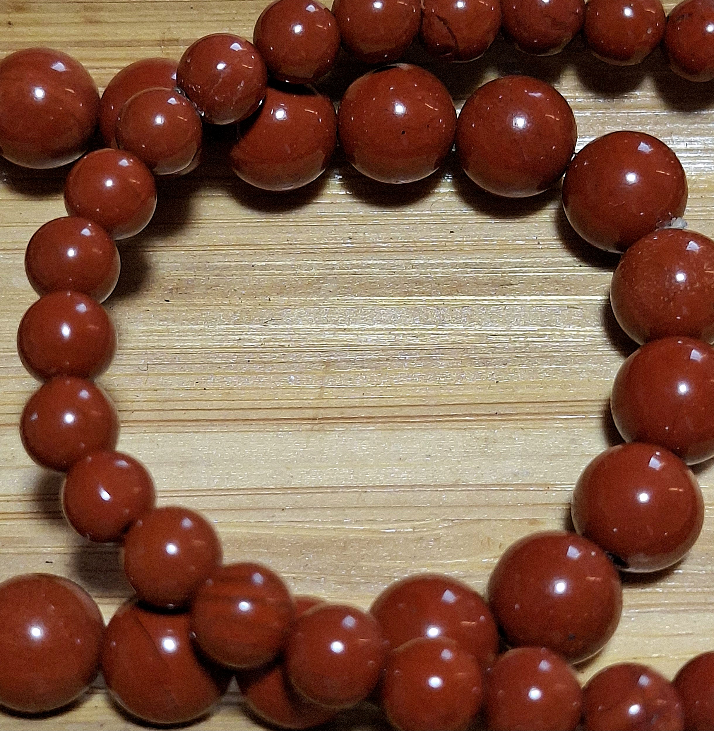 Bracelet jaspe rouge – Image 2