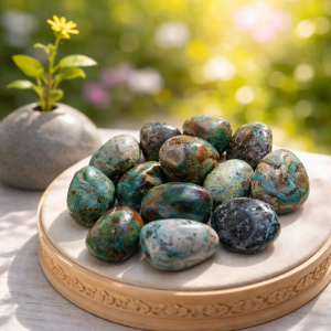 Pierres roulées chrysocolle