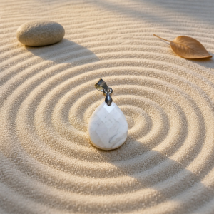Goutte howlite