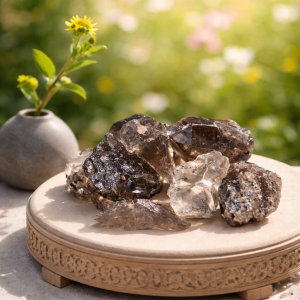 Pierres brutes quartz fumé