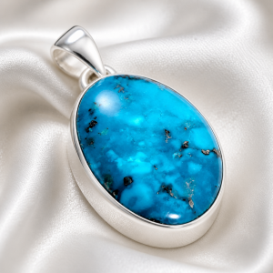 Turquoise d'Iran - argent Ref: tu2arg