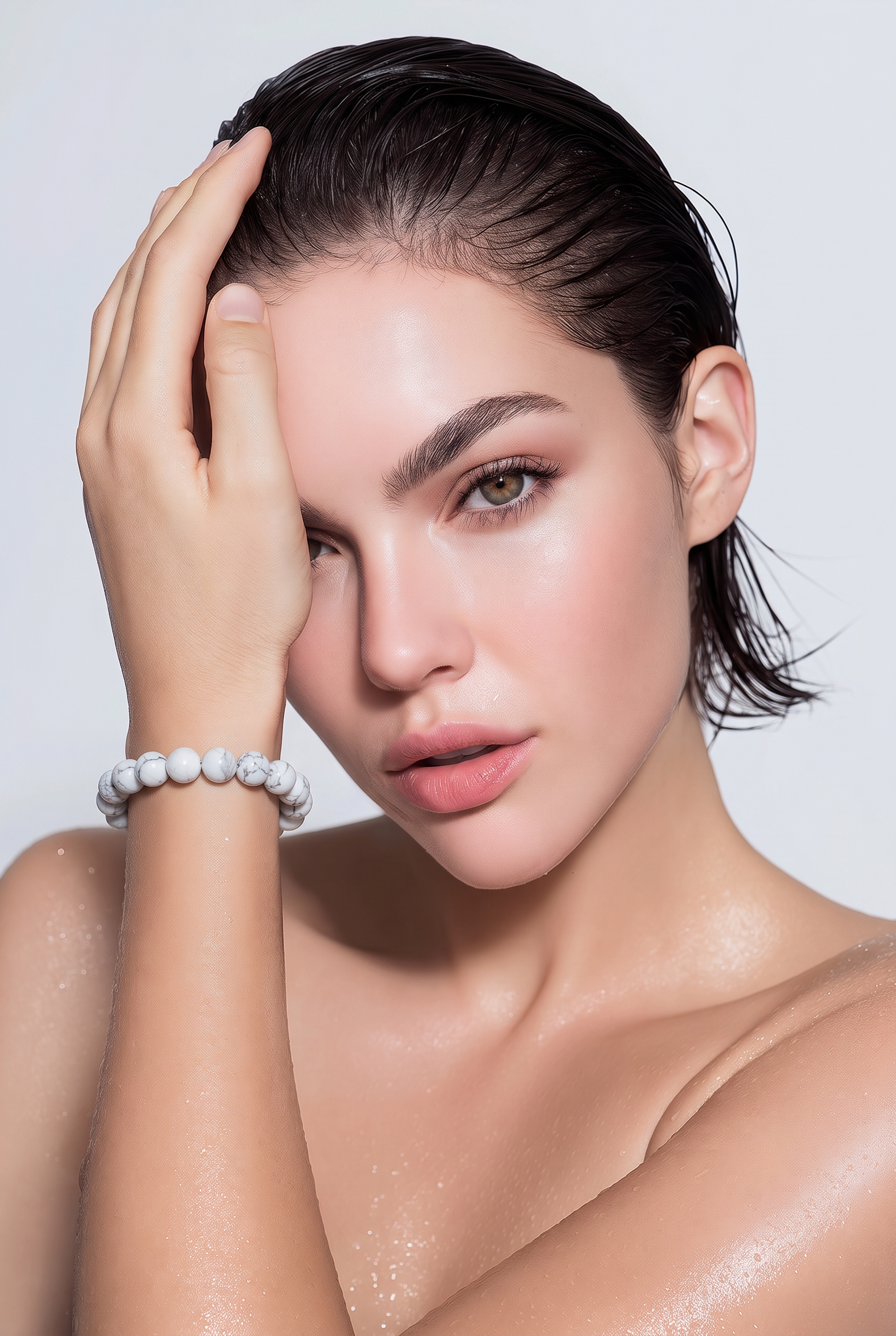 Bracelet howlite 10mm – Image 3