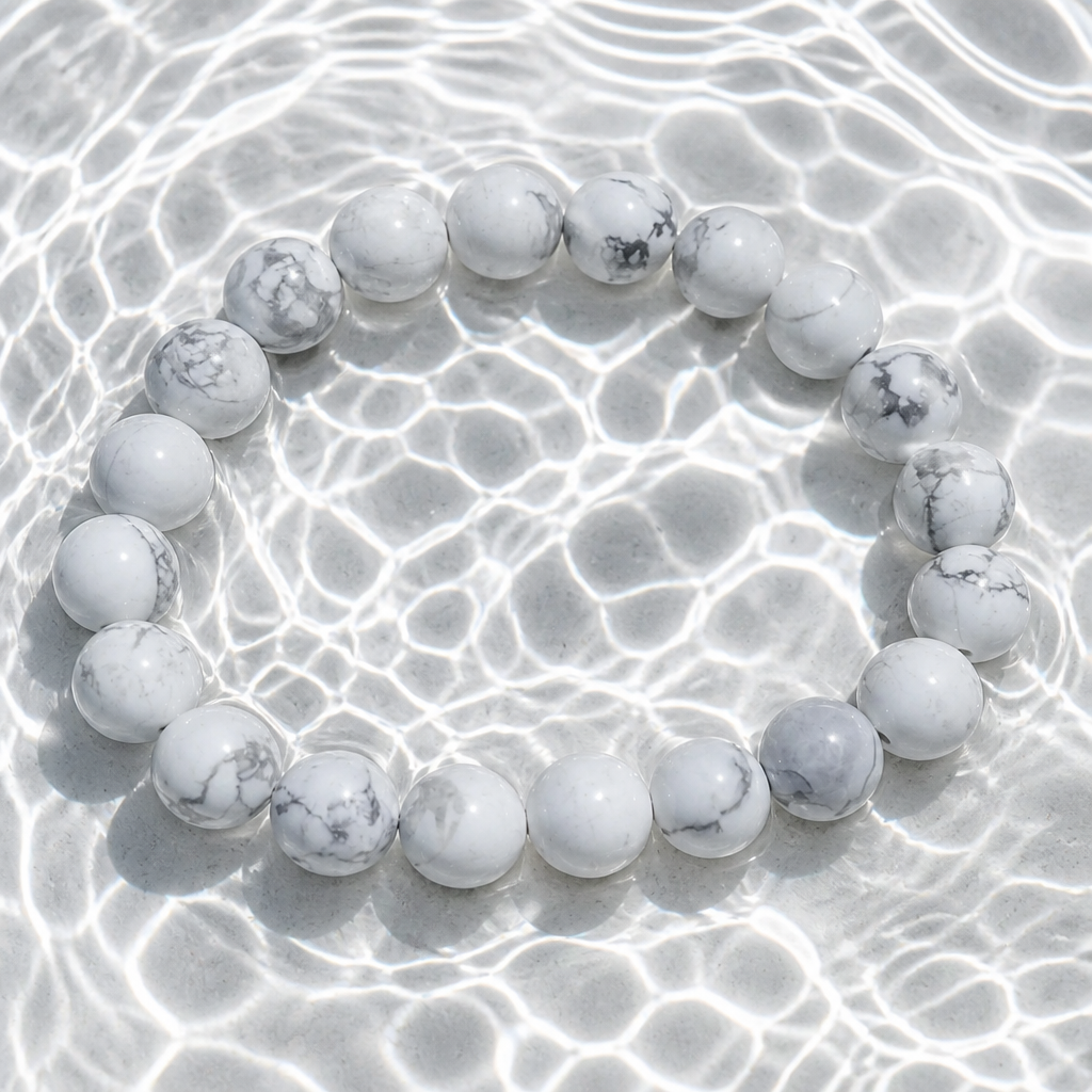 Bracelet howlite 10mm